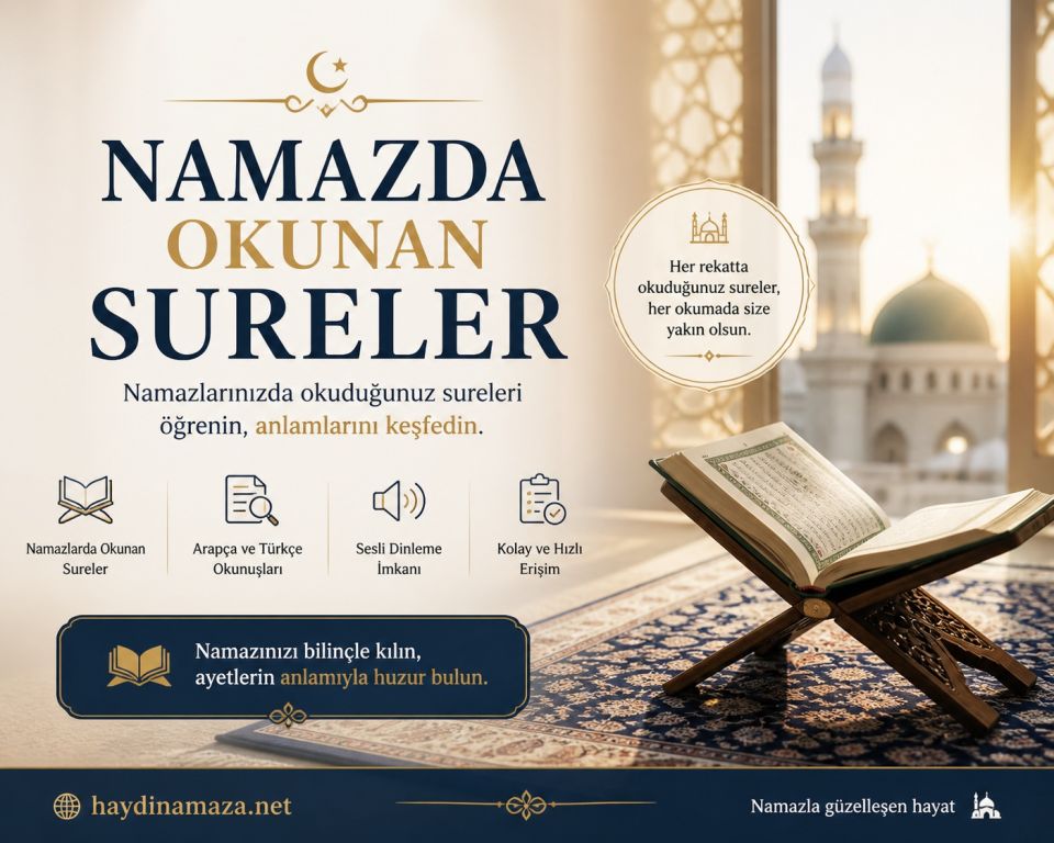 Namazda Okunan Kısa Sureler